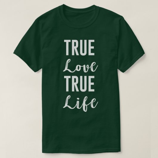 真愛真実の生活 Tシャツ (デザイン正面)