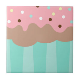 真新しいカップケーキ タイル