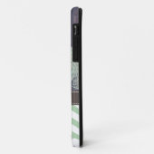 真新しいシェブロンは縞で飾ります Case-Mate iPhoneケース (裏面/左)