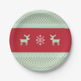 真新しいセーターの天候のプレート ペーパープレート