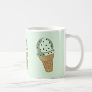 真新しいチョコレートチップス コーヒーマグカップ