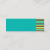 真新しいチョコレートプロフィールカード スキニー名刺 (裏面)