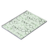 真新しいヒップスターガラス ノートブック (左側)