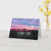 真新しい丘のノースカロライナの挨拶状 カード (黄色い花)