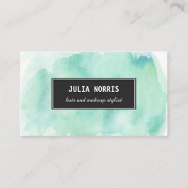 真新しい水彩画 名刺