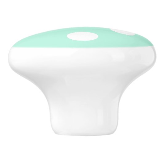 真新しい水玉模様のノブまたは引出しの引き セラミックノブ (側面)