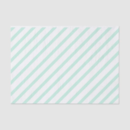 真新しい緑のティッシュペーパーはとの縞で飾ります 薄葉紙 (正面)