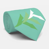 真新しい緑の真実のタイ ネクタイ (ロール)