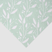 真新しい緑の花のティッシュペーパー 薄葉紙 (詳細)