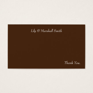 真新しい花のサンキューカード