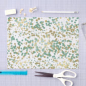 真新しい金ゴールドの紙吹雪 薄葉紙 (クラフト)