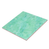 真新しい青緑の水彩画の質パターン タイル (側面)