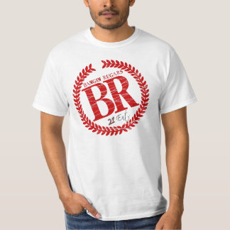 真新しい"BR"のロゴのティー(白くか赤い) Tシャツ