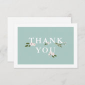 真新しく、ピンクのベビーシャワーの平たい箱は感謝していしています 出欠カード (正面/裏面)