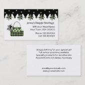 真新しく、憂うつのブティックの名刺 名刺 (正面/裏面)