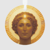 真昼に輝く黄金の天使   オーナメント (裏面)