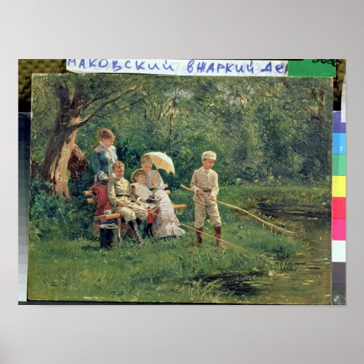 真昼の太陽， 1881 ポスター (正面)