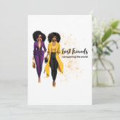 真最高のの友人のための友だち最高ののカード サンキューカード (スタンド正面)