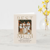 真最高のの母の日または誕生日グリーティングカード カード (黄色い花)