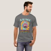 真正な独創的な魔法を意味するアニメ Tシャツ (正面フル)