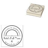 真正性美術品小売業マーケティング ラバースタンプ (押印)