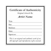 真正証明書 ラバースタンプ (インプリント)