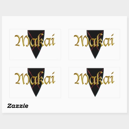 真海 長方形シール (シート)