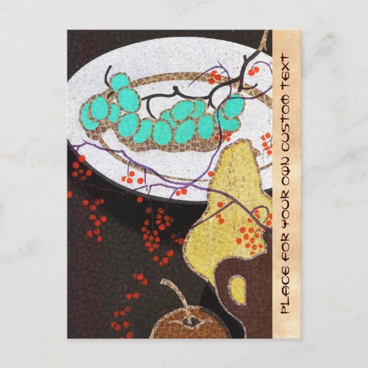 真淵フルーツクラシック日本の静物生活ヴィンテージ ポストカード (正面)