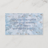 真珠が付いているウェディングプランナーの名刺 名刺 (裏面)