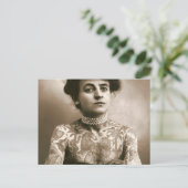 真珠でタトゥーを入れ、ビクトリアンサーカス写真 ポストカード (スタンド正面)