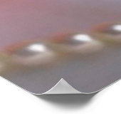 真珠とカーネーションをタガリーで ポスター (角)