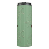 真珠とグリーンの30/12結婚周年 タンブラー (裏面)