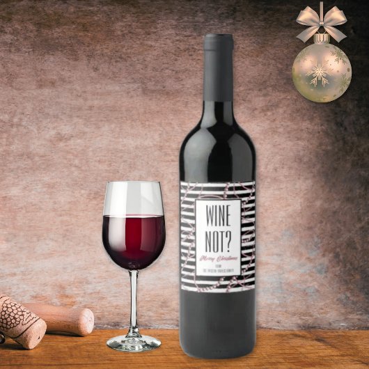 真珠とチェインストライプを持つワインではないヴィンテージ ワインラベル