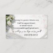 真珠とバラウェディングプランナー 名刺 (裏面)