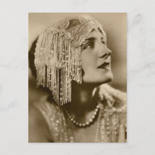 真珠とファッション ポストカード (正面)