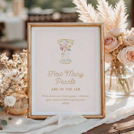 真珠とプロセッコいくつ真珠ゲーム ポスター