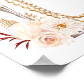 真珠とプロセッコとフローラブライダル歓迎 ポスター (角)