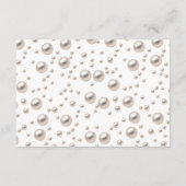 真珠とプロセッコどこ彼らはブライダルゲーム エンクロージャーカード (裏面)