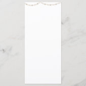 真珠とプロセッコのブライダルシャワーメニュー メニュー (裏面)