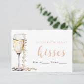 真珠とプロセッコはゲームの数を推測キス エンクロージャーカード (スタンド正面)