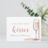 真珠とプロセッコはゲームの数を推測キス エンクロージャーカード (スタンド正面)