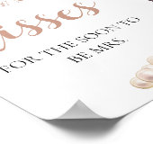 真珠とプロセッコはゲームの数を推測キス ポスター (角)