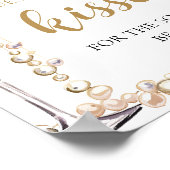 真珠とプロセッコはゲームの数を推測キス ポスター (角)