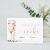 真珠とプロセッコは何組のコルクのゲームを推測 招待状 (スタンド正面)