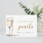 真珠とプロセッコは数ゲームを推測 エンクロージャーカード (スタンド正面)