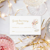 真珠とプロセッコは数ゲームを推測 名刺