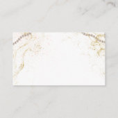 真珠とプロセッコブライダルシャワーエンクロージャカード エンクロージャーカード (裏面)