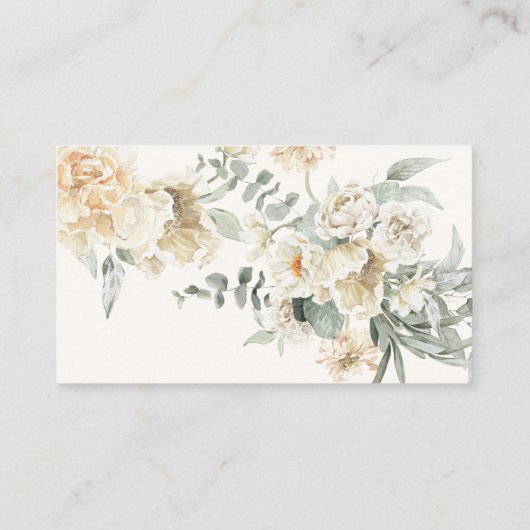 真珠とプロセッコブライダルシャワー共有Aレシピ エンクロージャーカード (裏面)