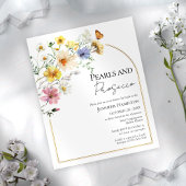 真珠とプロセッコボホブライダルシャワーの招待