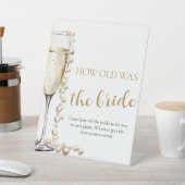 真珠とプロセッコ新婦ゲームは何歳だった 台座サイン (インサイチュ)